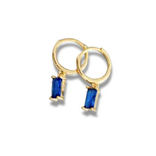 Alisson mini-creoles bleu nuit